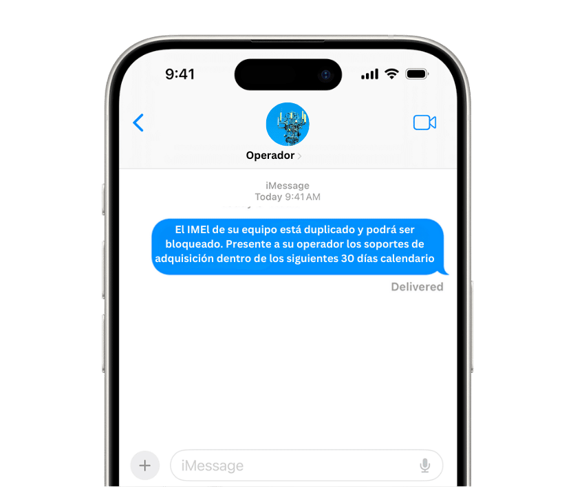 Mensaje del Operador